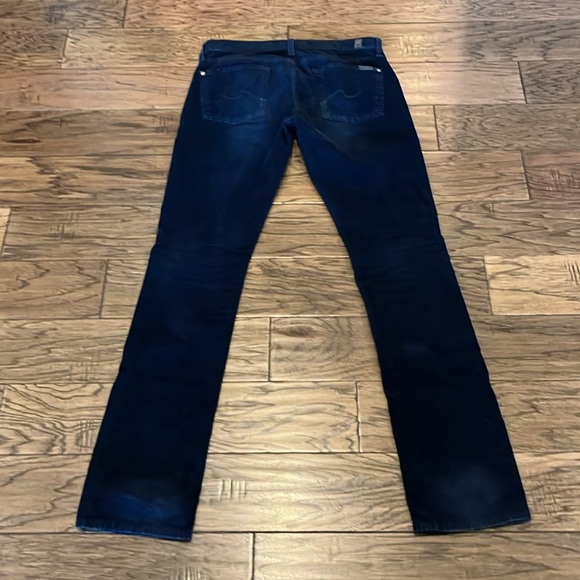 7 For All Mankind Corduroy Straight Leg Mid Rise Size 28 - Picture 2 of 16
